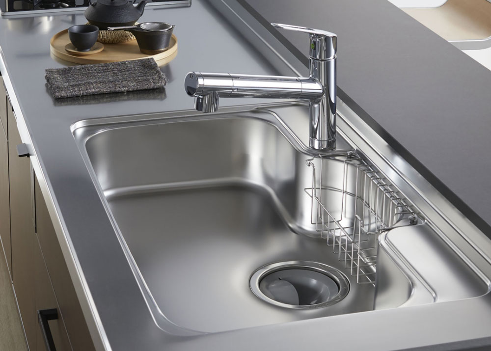 2019年開発 あ！ここにも EYE'S PLUS 「キッチンの収納は本当に “奥が深い”」キッチン編 | 三菱地所レジデンスの住まいの ギャラリー【ザ・パークハウス】 ユニバーサルキッチンシンクフランジ - クレオベーションの廃棄フランジキット - キッチンのシンクフランジのための台所の食糧廃棄物の